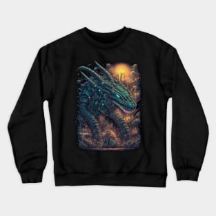 Dragon Lizard Crewneck Sweatshirt